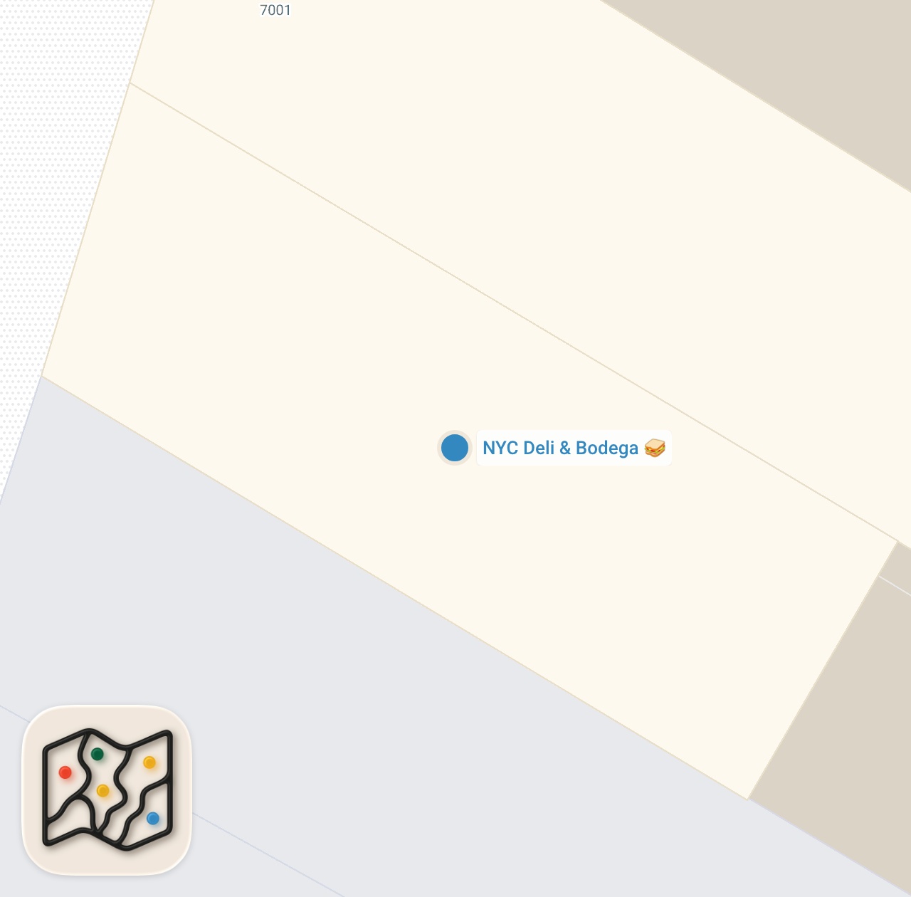 Map preview for My First New York Bodega #foodie #foodvlog #newyork #bodega #foodreview #breakfast #bacon #sandwich