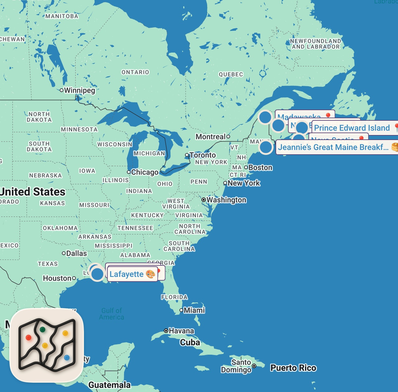 Map preview for French Girl Reacts to Acadian French