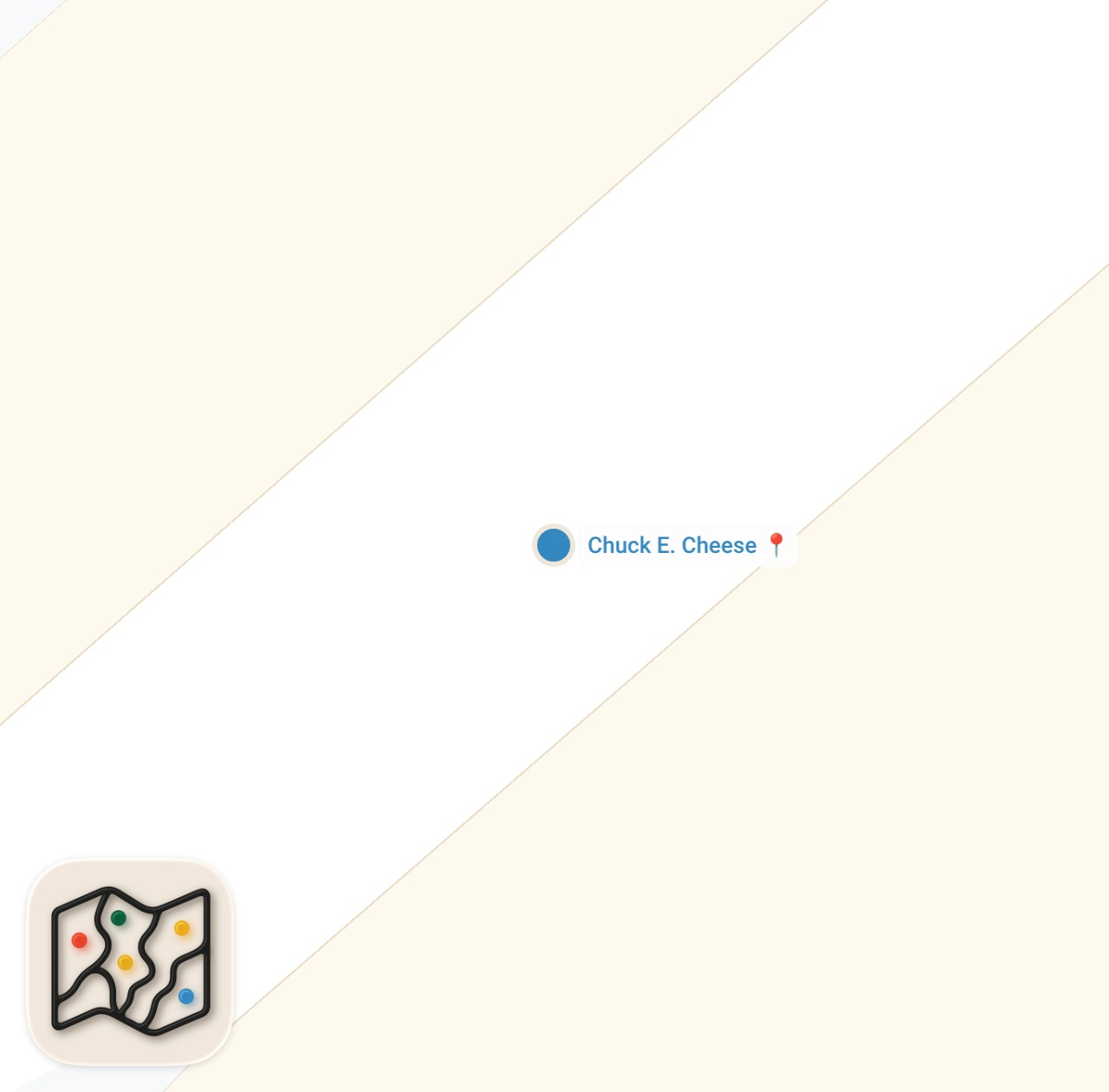 Map preview for We Tried Chuck E Cheese Pizza...