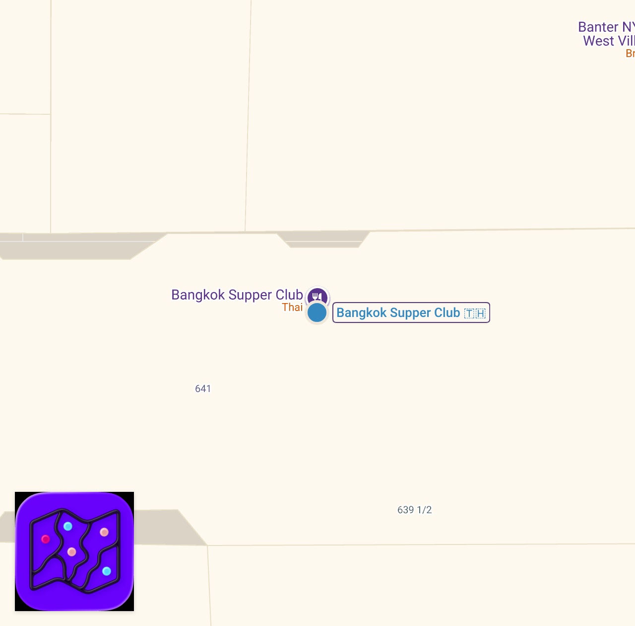 Map of 1 spots from Adam Richman "Diagonally cut sandwiches taste better" #shorts #food