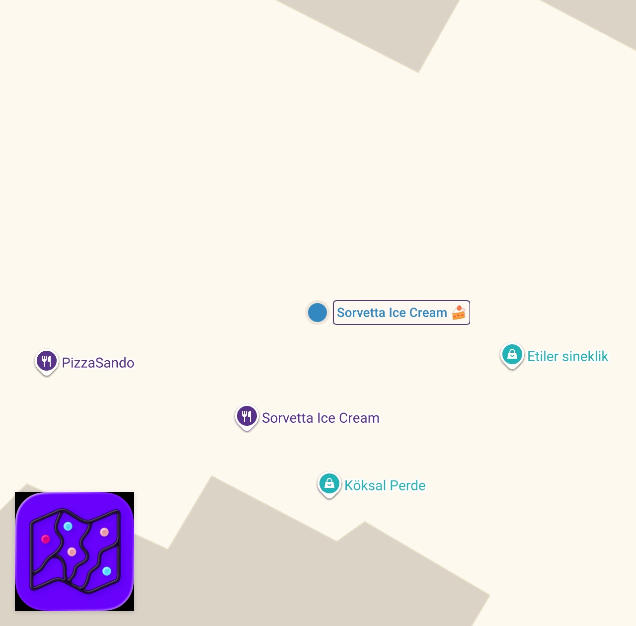 Map of 1 spots from Bu Dondurma İnsanı Sıkıntıya Sokar! #shorts