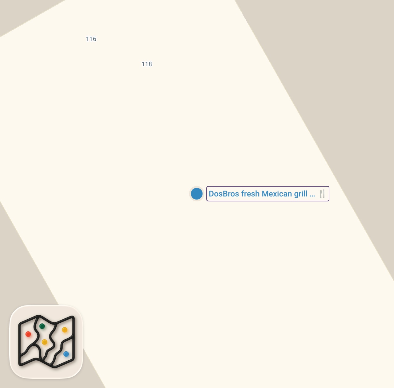 Map of 1 spots from Eating MEXICAN Food in The SOUTH... (Tennessee Mexican?)