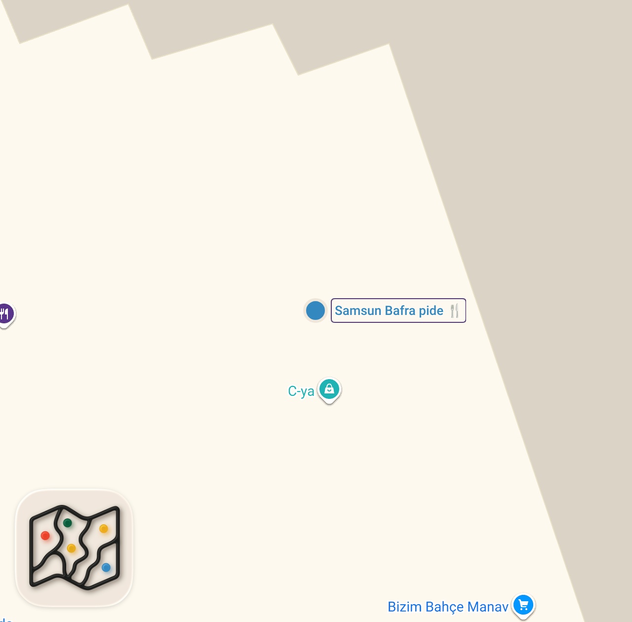 Map of 1 spots from İstanbul'da Gerçek Bafra Pidesi Nerede Yenir? #ayaküstülezzetler #short #shorts