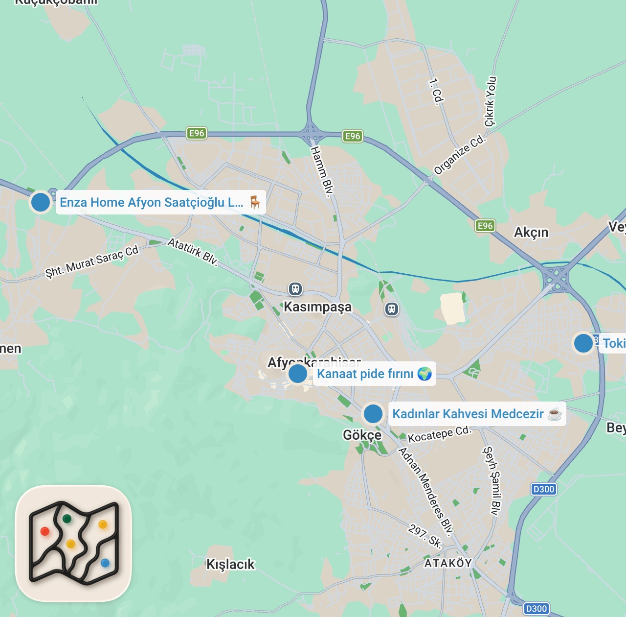 Map preview for Afyon - Konya Arasında Tek Başıma… Kimse Durmadı, Kimse Yardım Etmedi!