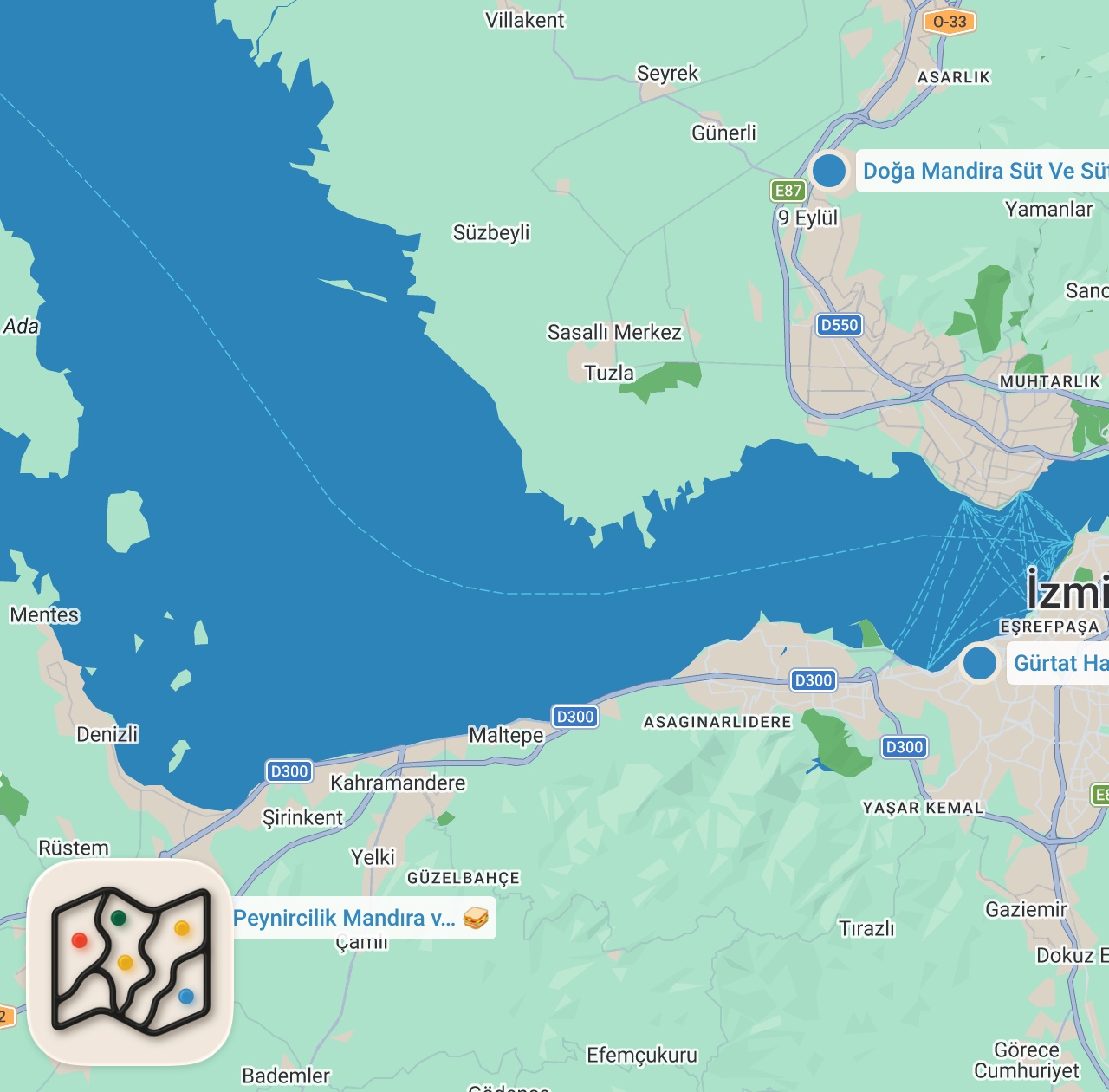 Map preview for 📍Bu Şarküteri’de Tüm Ürünlerin Tadına Bakabilirsiniz  😍 @peysasmandira #reklam