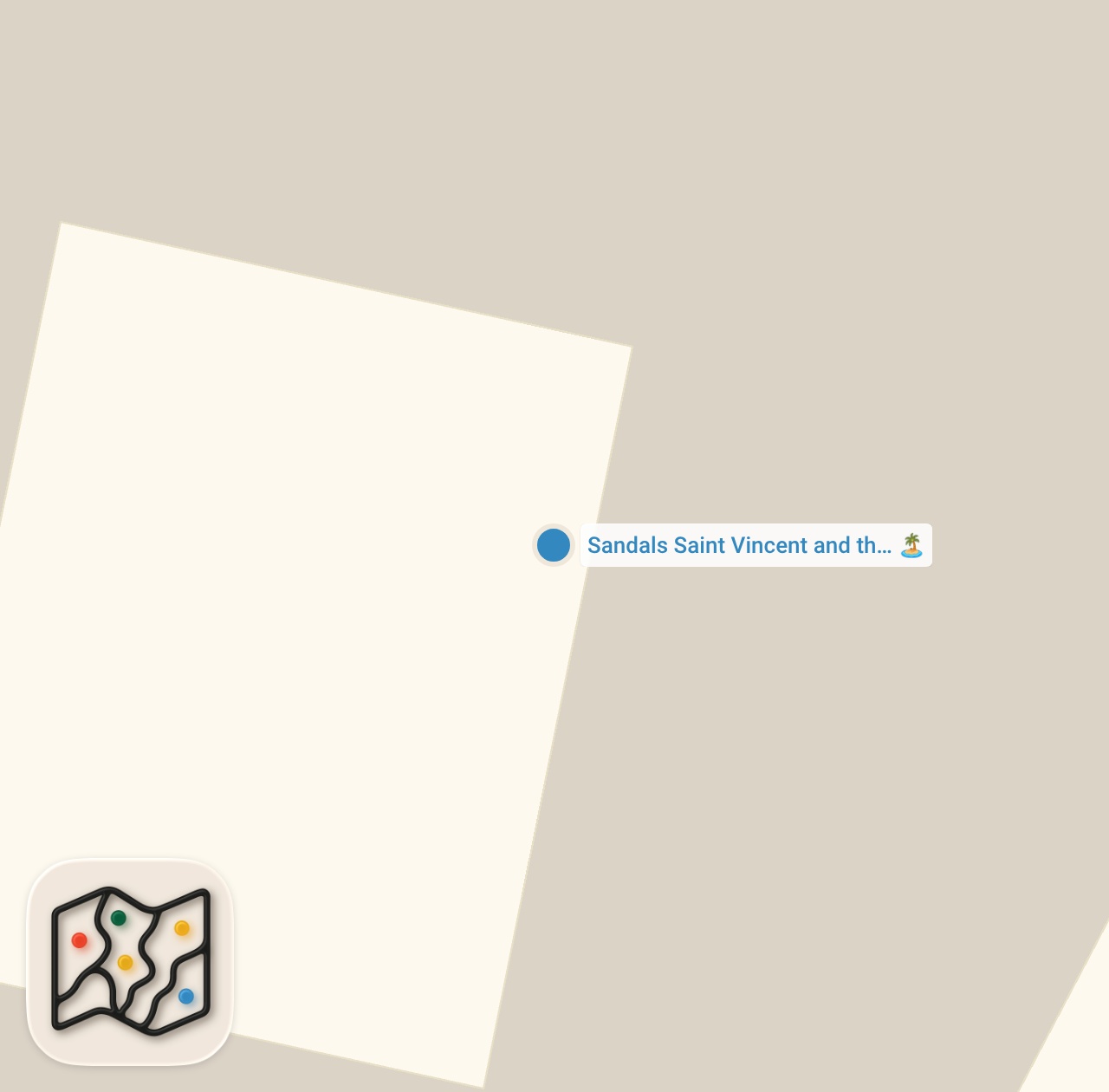 Map preview for Best of Sandals Saint Vincent & The Grenadines: Ultimate Guide 🇻🇨