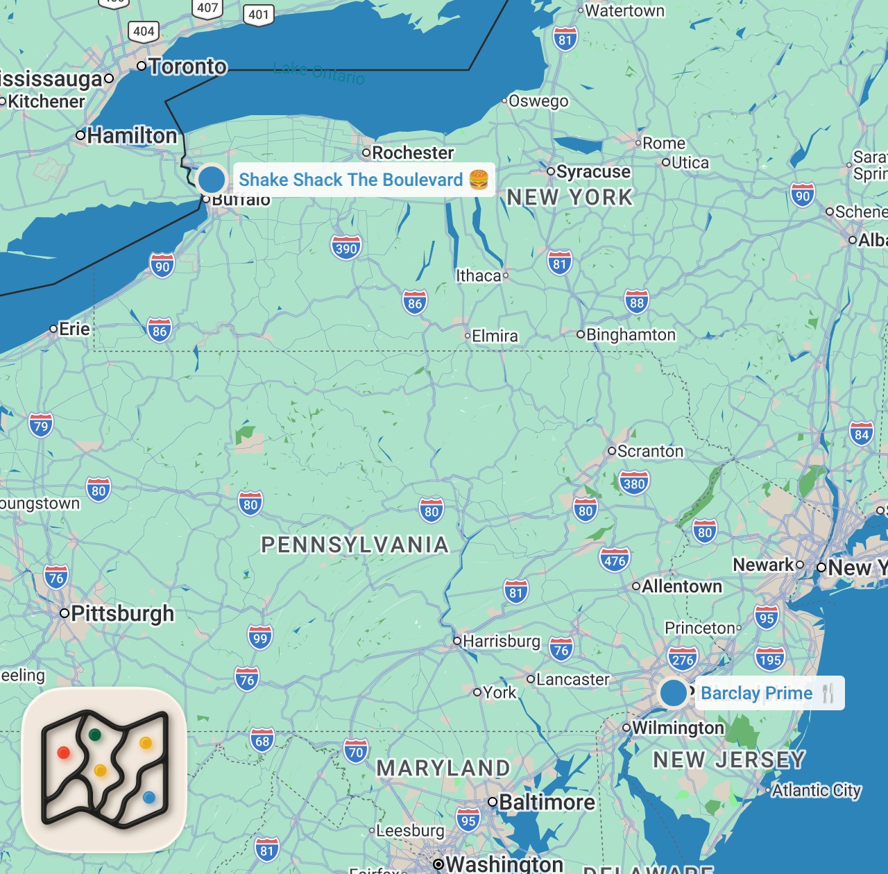 Map preview for $140 Waygu Cheesesteak