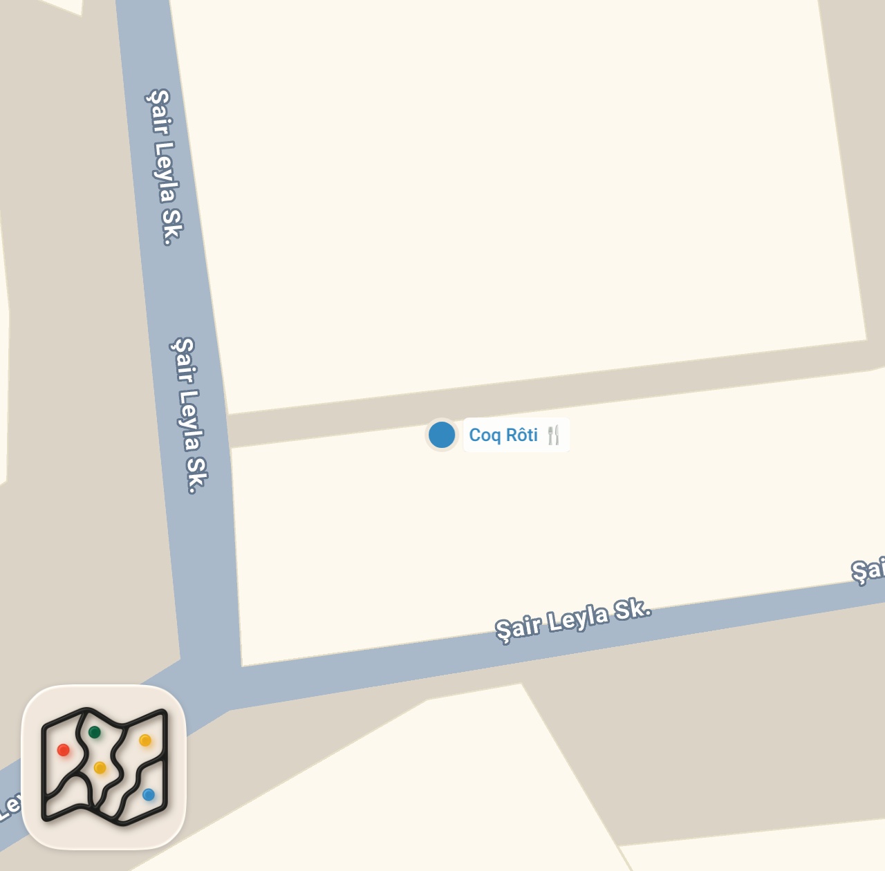 Map preview for Viral olan Coq Roti gerçekten söylendiği kadar iyi mi? | Abartı Testi #yemek #beşiktaş #foodreview