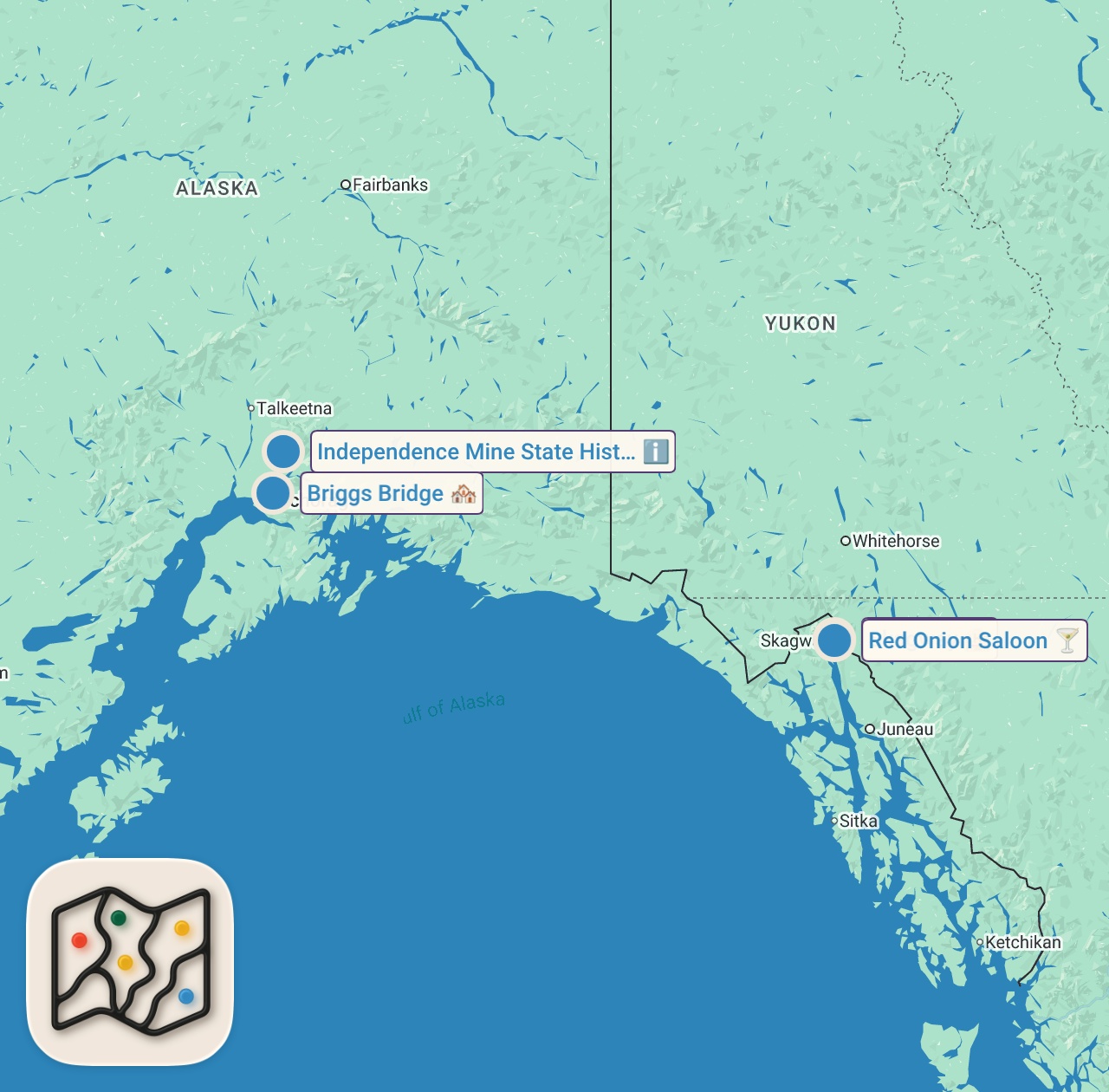 Map preview for Most Scream-Worthy Ghosts 👻 The Alaska Triangle | Travel Channel