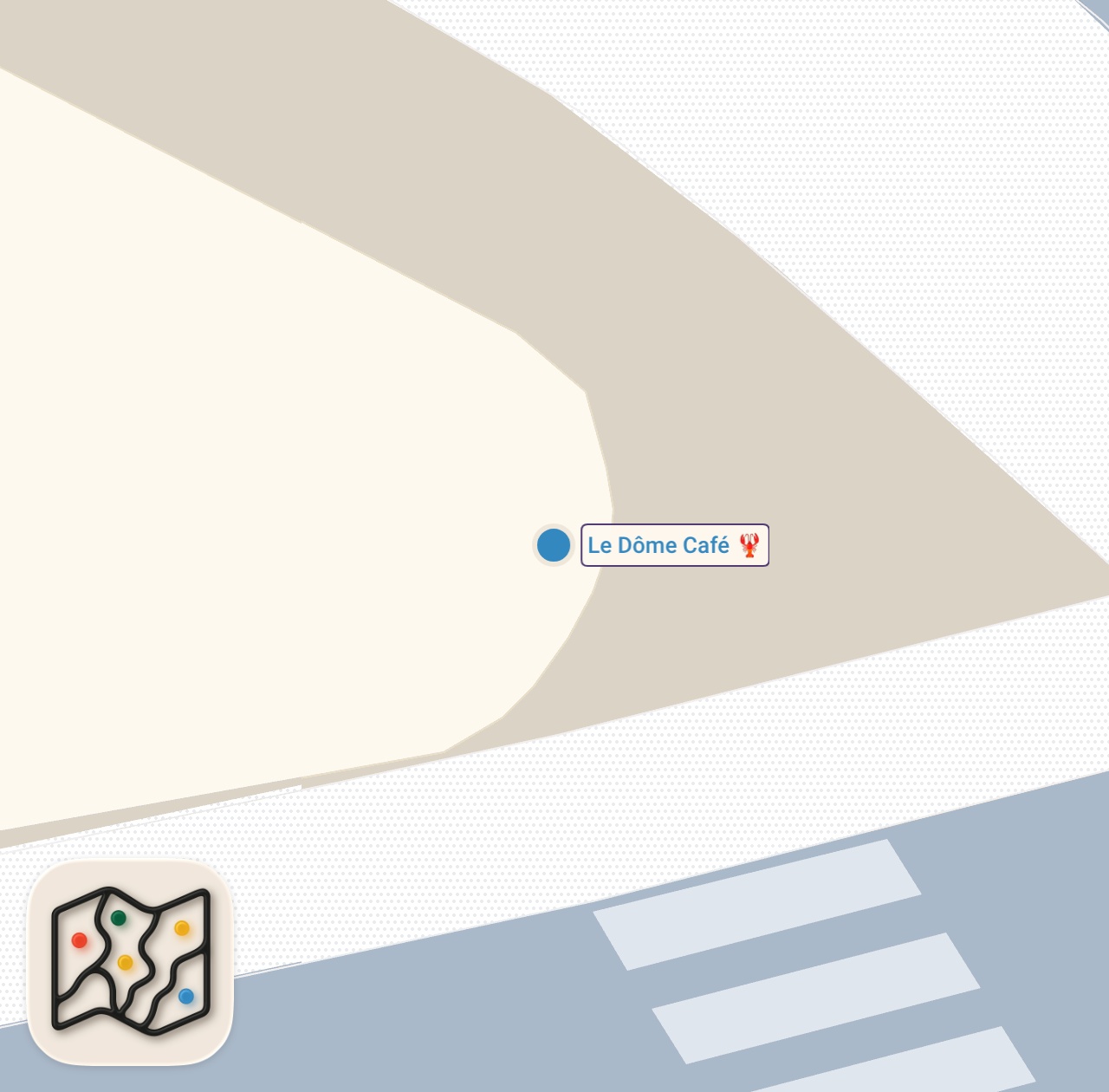Map of 1 spots from I Tried the Worst Restaurants in Paris