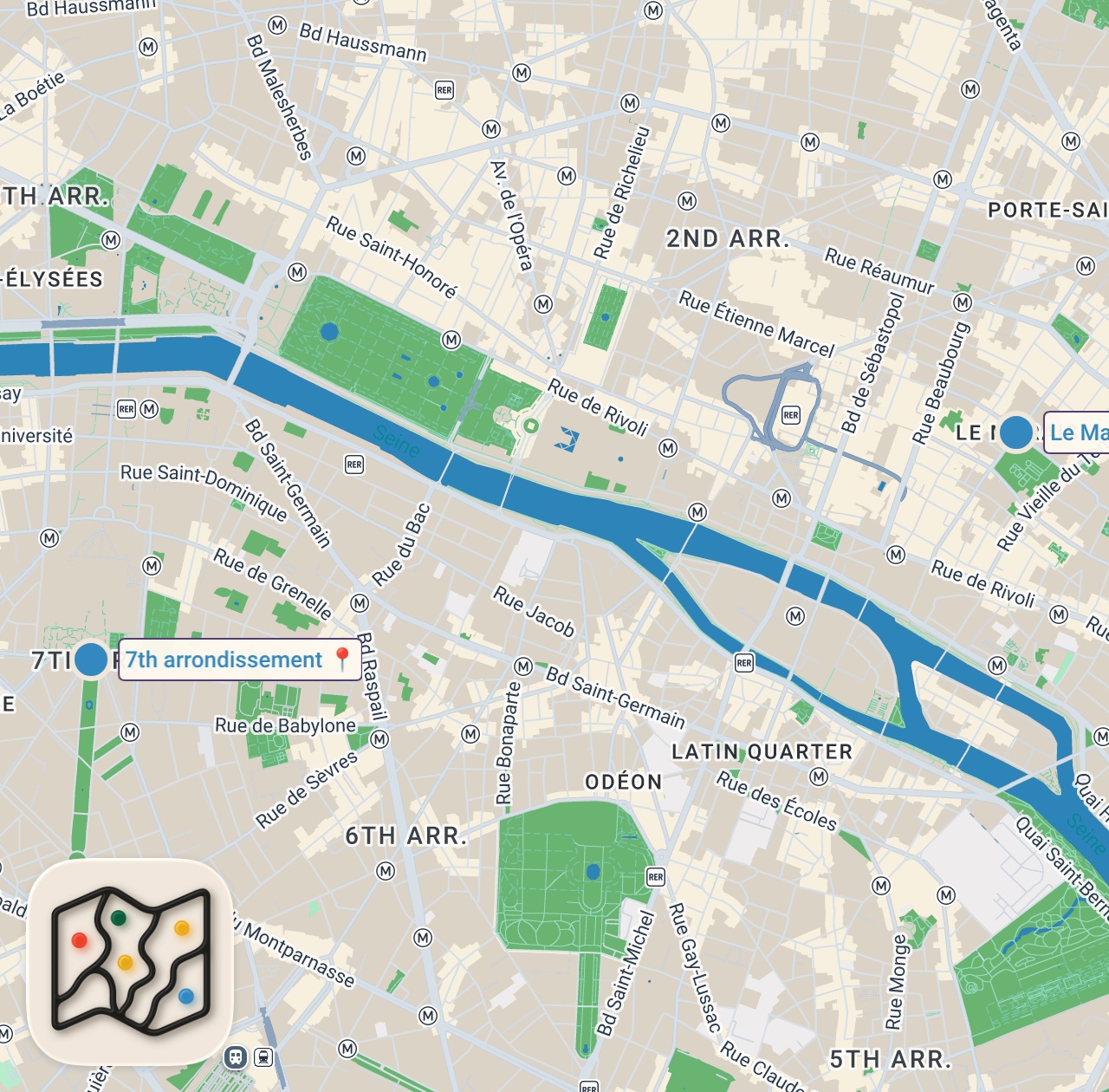 Map preview for Inside Paris’ Craziest Tiny Apartments