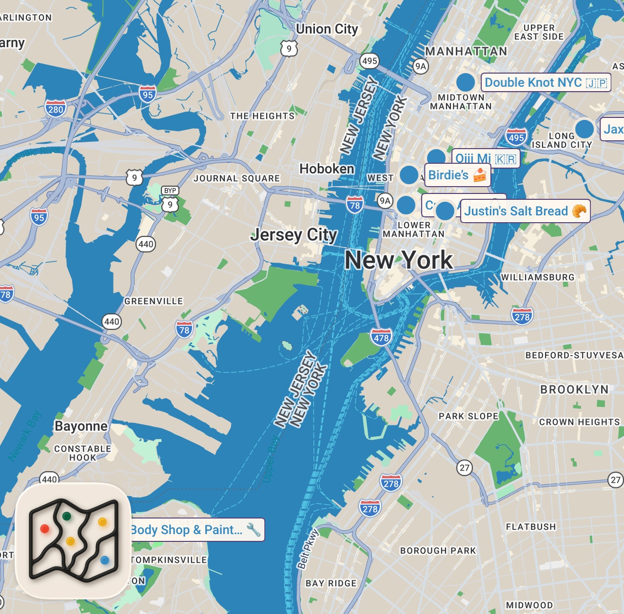 Map of 9 spots from Q1 restaurant round up is here! Top 10 new restaurants from Jan-March 2026 #nyc #foodie #nycfood