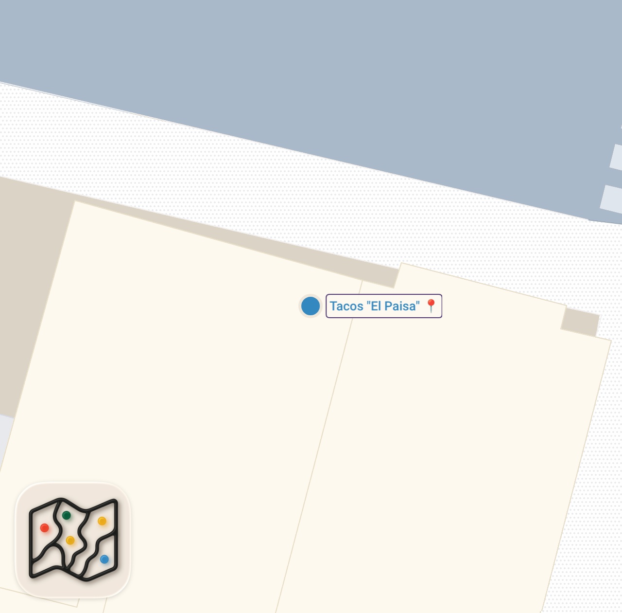 Map of 1 spots from Meat Jacuzzi Tacos in Mexico City!!