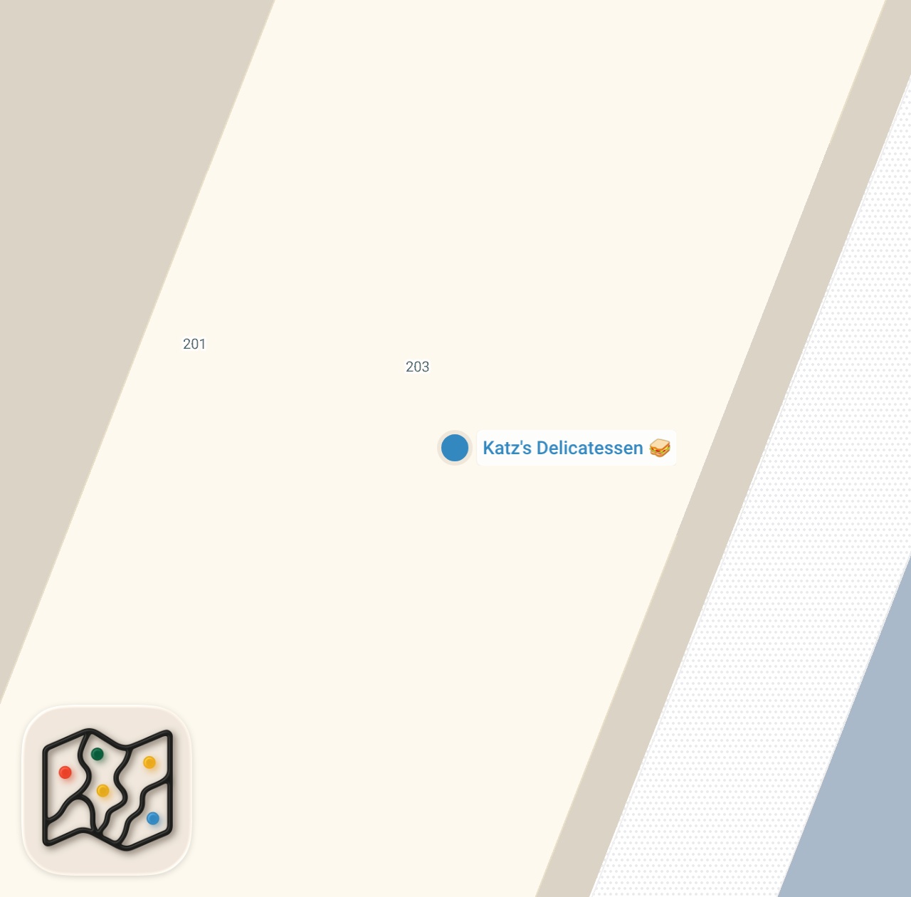 Map preview for New York'un Ünlü Amerikan Sandviçi Turu | Katz's Deli ve Rakipleri
