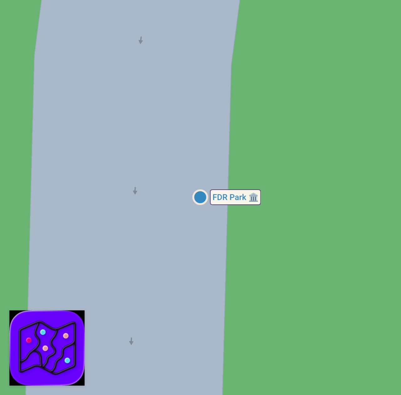 Map of 1 spots from The Blue Crab Guy at FDR Park in South Philly