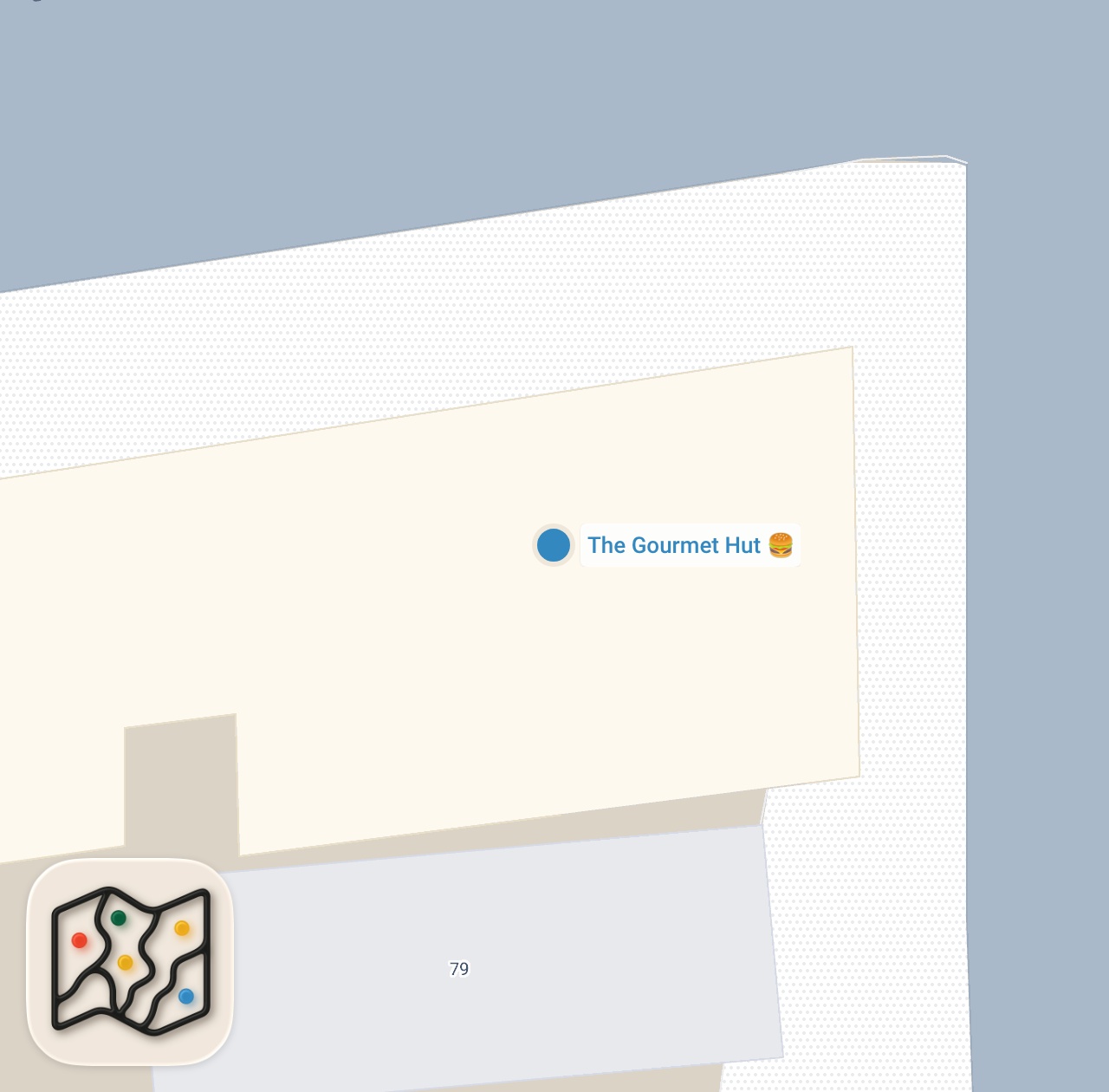 Map preview for THE GOURMET HUT LOCATED MEAR WHITECHAPEL #food #foodie #burgers