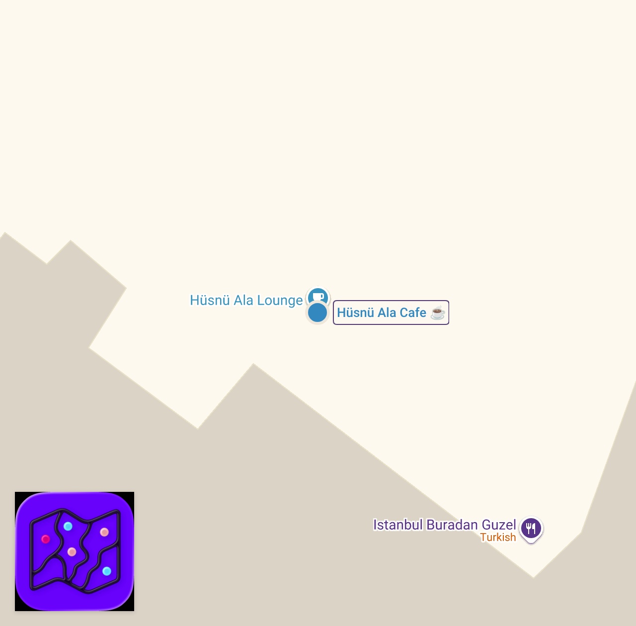 Map of 1 spots from Beyoğlu'ndaki yaklaşık 80–90 yıllık bu fırında simit hala aynı usulle üretiliyor.