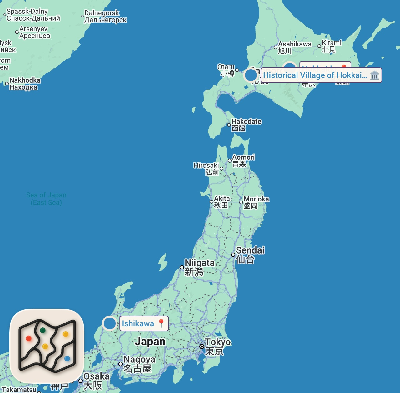 Map preview for 【ランキング】忘れられない国内旅行先をJAL社員100人に聞いてみた！